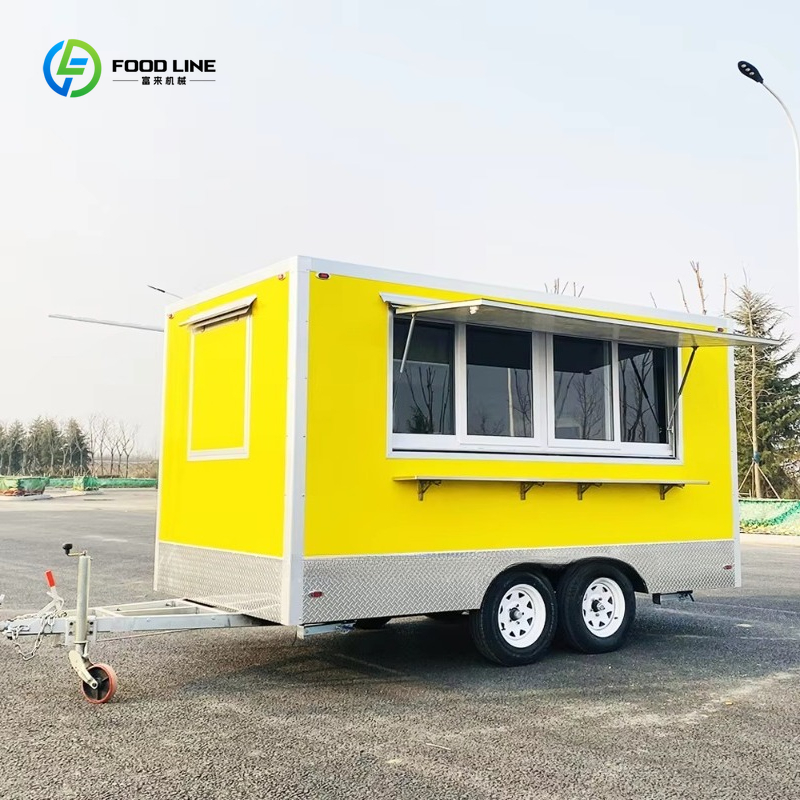 Mobile Coffee Van Equipment - 완비된 주방을 갖춘 컨세션 케이터링 커피