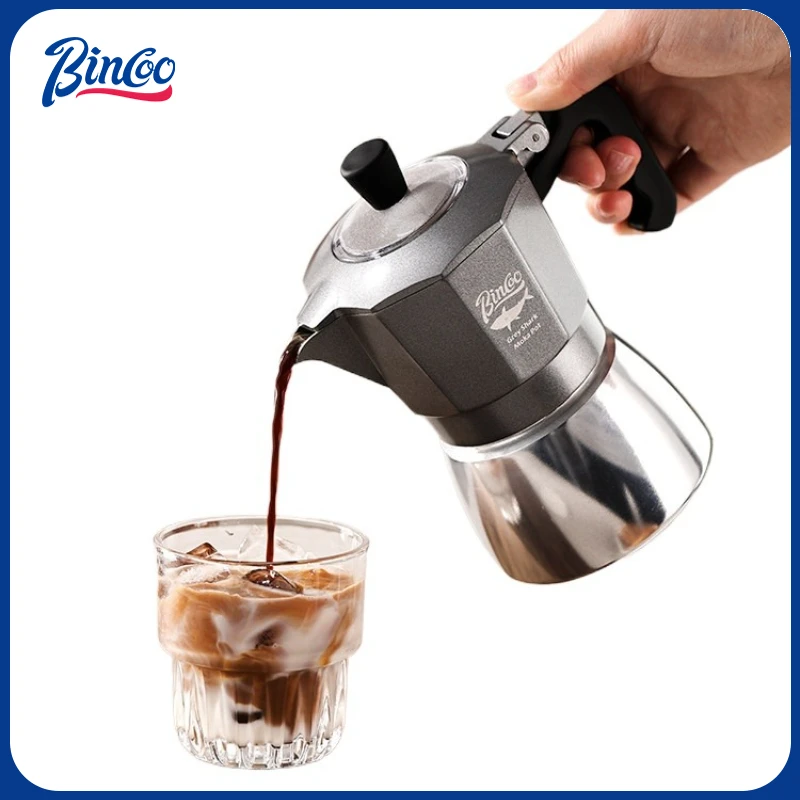 Coffee Equipment Espresso - 빈쿠 2컵 더블 밸브 모카포트 알루미늄