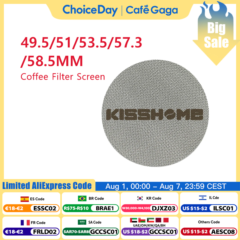 Puck Screen Mesh - KISSHOME 에스프레소 퍽 스크린 51mm 53.5mm