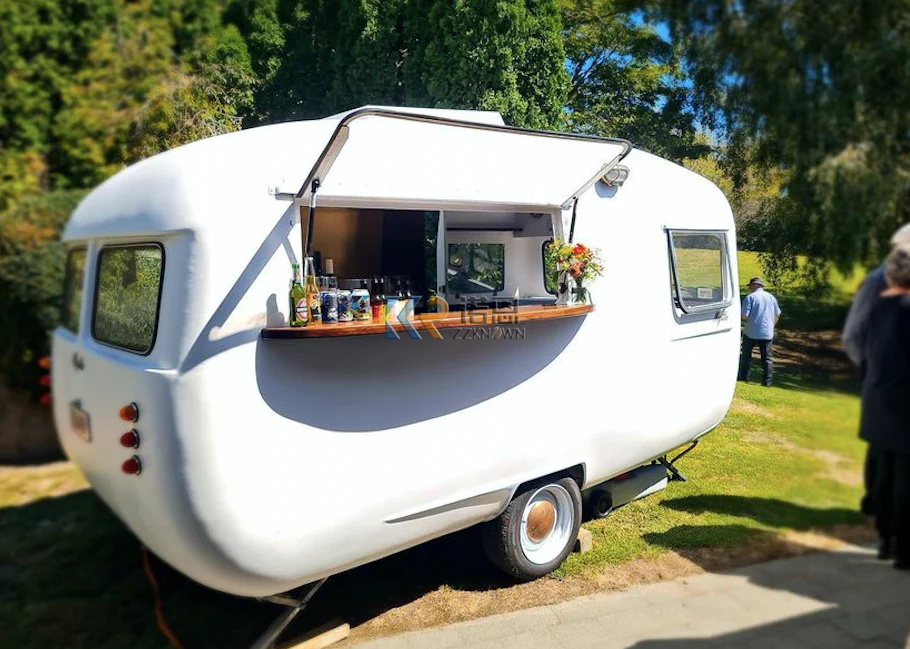 Mobile Coffee Van Equipment - 완전 장착 캐러밴 바 자판기 카트,