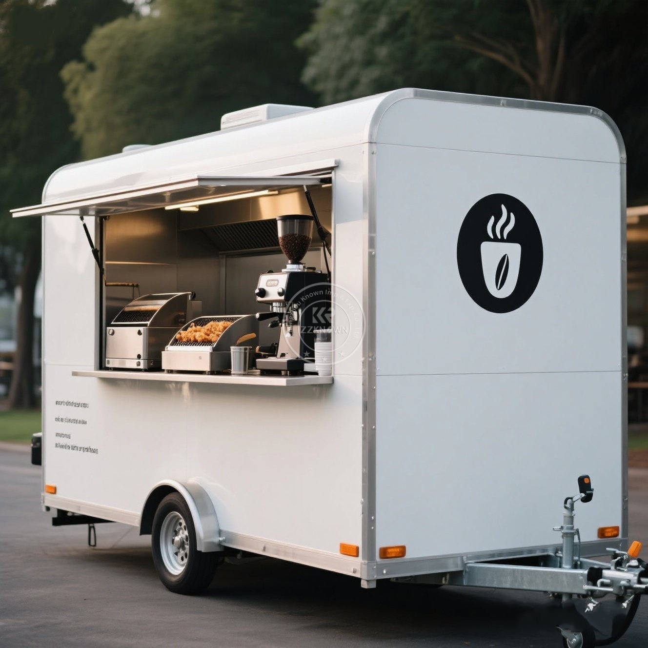 Mobile Coffee Van Equipment - 맞춤형 대형 커피 밴 이동식 푸드