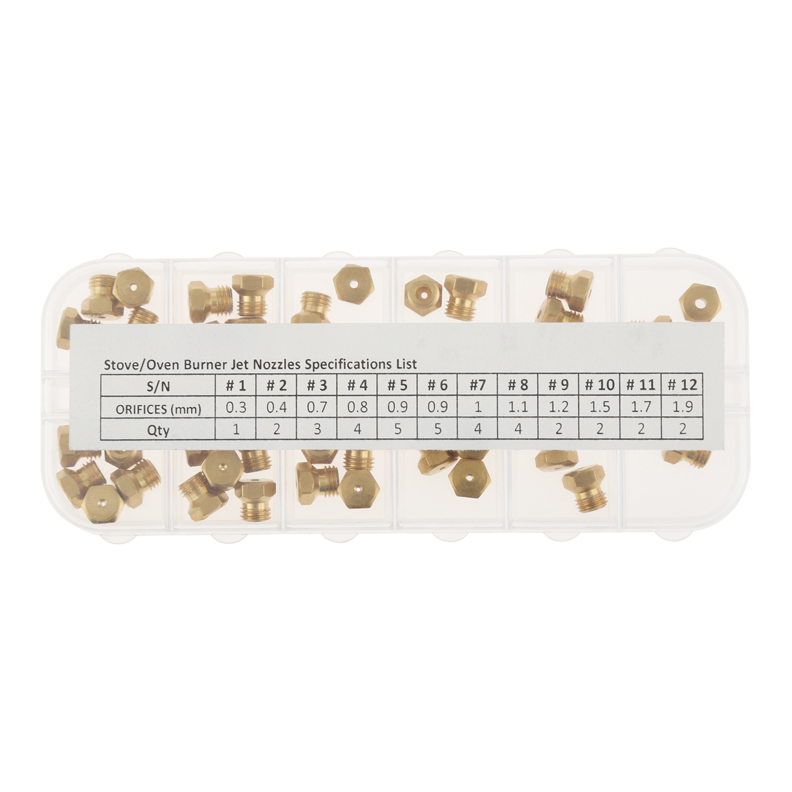 Steam Wand Tip - 36Pc 스토브 오븐 오리피스 변환 키트