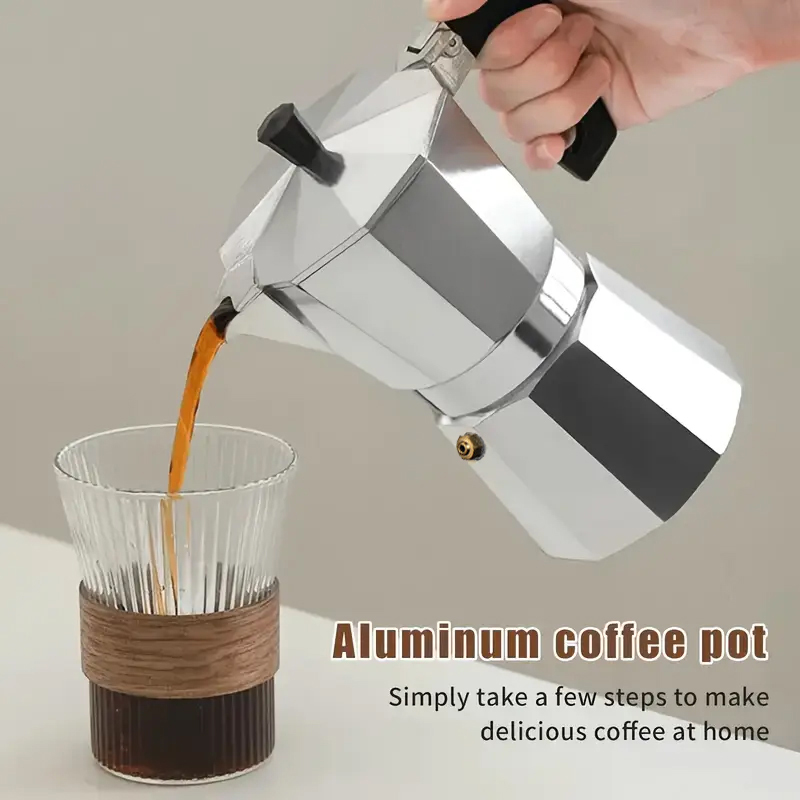 Coffee Equipment Espresso - 클래식 알루미늄 모카포트 50-300ML 가정용 스토브탑