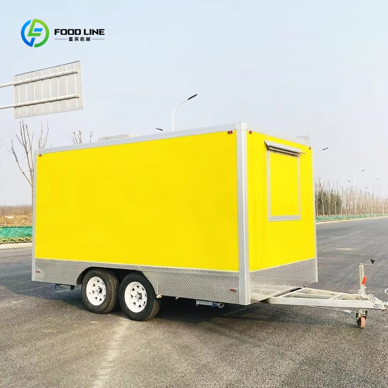 완비된 주방을 갖춘 컨세션 케이터링 커피 푸드 트레일러 - Mobile Coffee Van Equipment 리뷰 및 가격