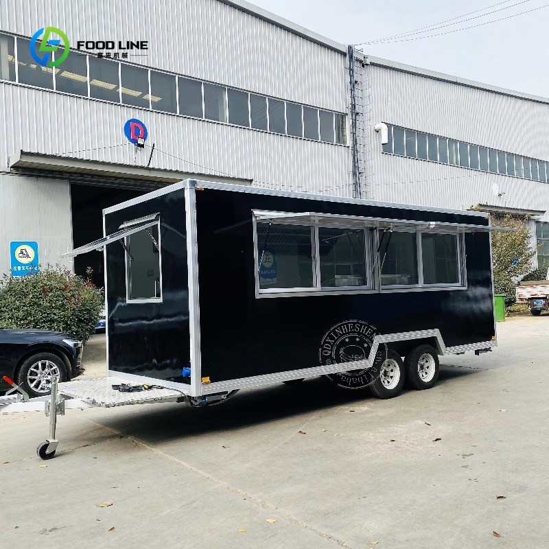 새로운 이동식 커피 트레일러, 푸드 카트, 푸드 트레일 - Mobile Coffee Van Equipment 리뷰 및 가격