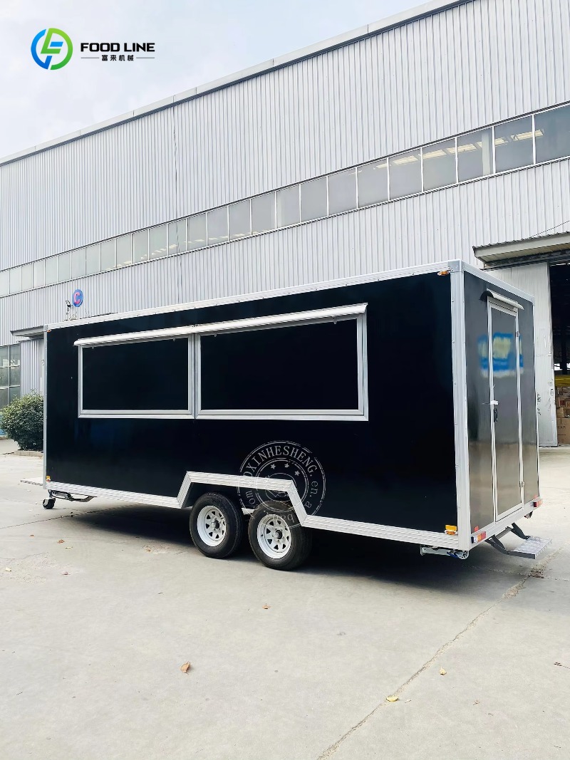 새로운 이동식 커피 트레일러, 푸드 카트, 푸드 트레일 - Mobile Coffee Van Equipment 리뷰 및 가격