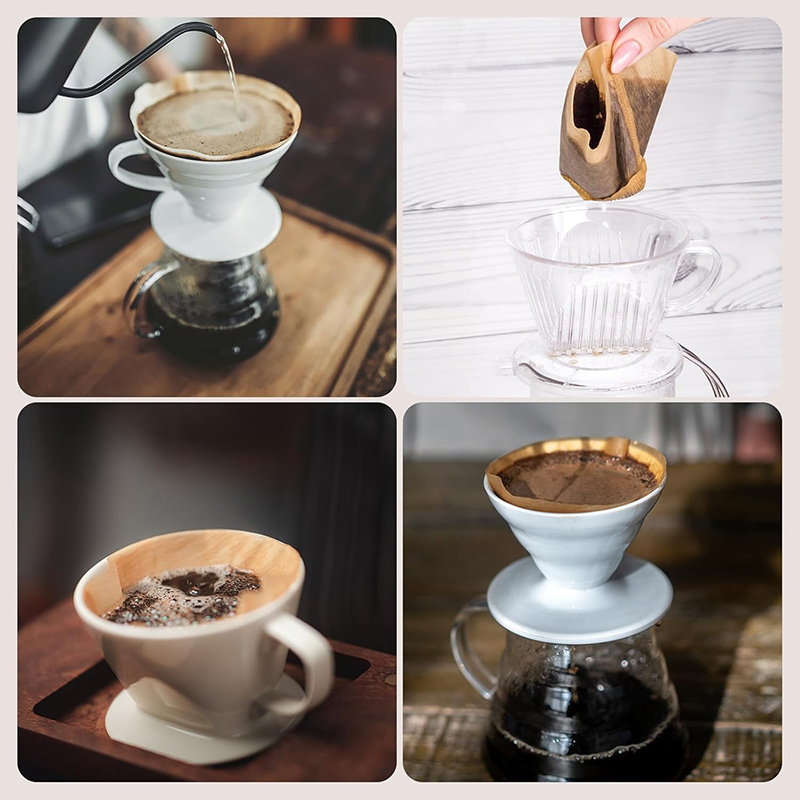 100Pcs 커피 필터 용지 (1-4 컵) 일회용 필터 - Coffee Equipment Espresso 리뷰 및 가격