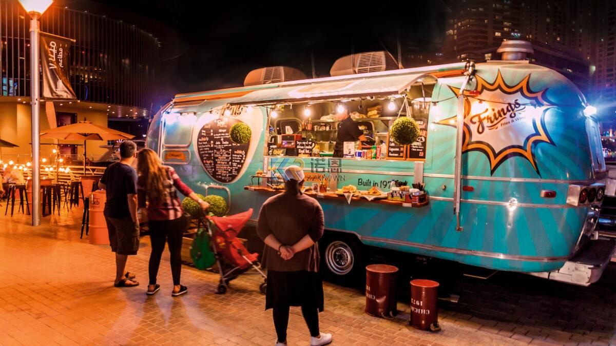 완전 장착 캐러밴 바 자판기 카트, 트레일러 주방, 밴 - Mobile Coffee Van Equipment 리뷰 및 가격