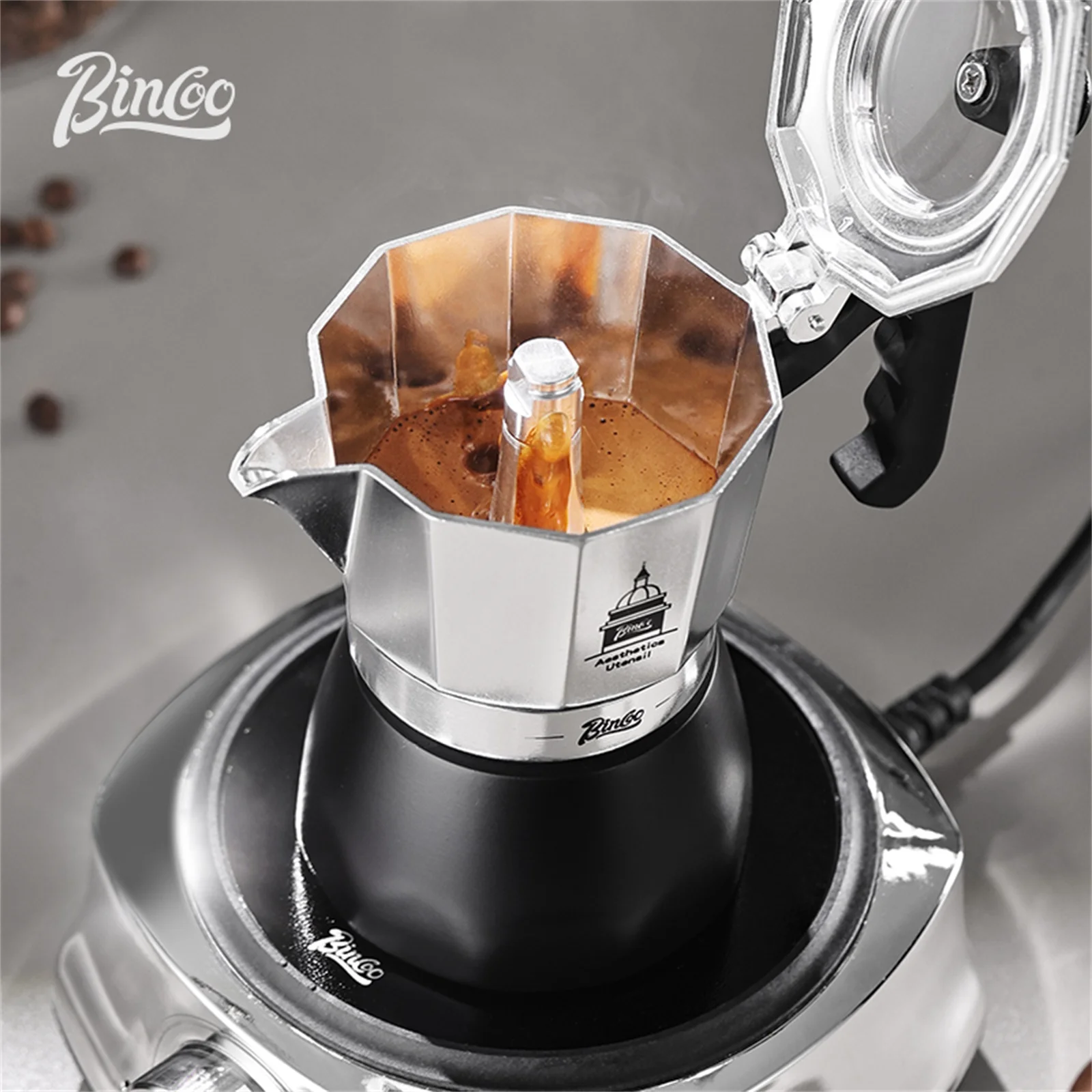 BINCOO 더블 밸브 모카 포트, 에스프레소 추출 커 - Coffee Equipment Espresso 리뷰 및 가격