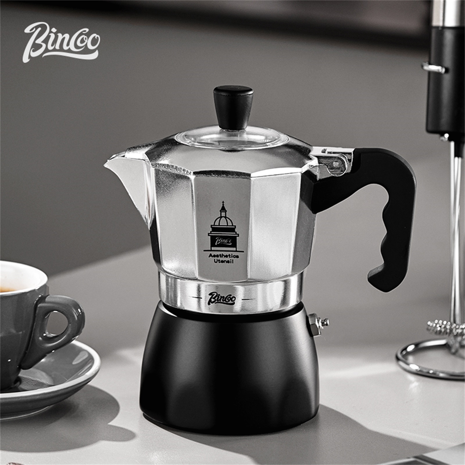 BINCOO 더블 밸브 모카 포트, 에스프레소 추출 커 - Coffee Equipment Espresso 리뷰 및 가격