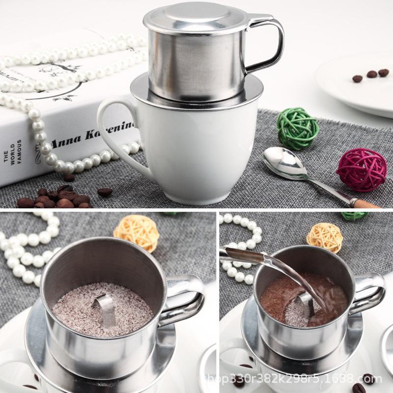 C 스테인레스 스틸 커피 필터 인퓨즈 컵 베트남식 커피 - Coffee Equipment Espresso 리뷰 및 가격
