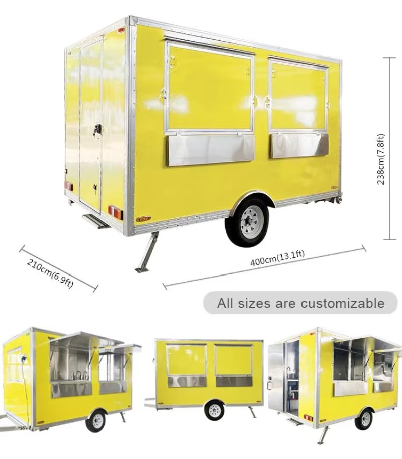 CE 인증 완비된 이동식 패스트푸드 밴 커피 판매 트레 - Mobile Coffee Van Equipment 리뷰 및 가격