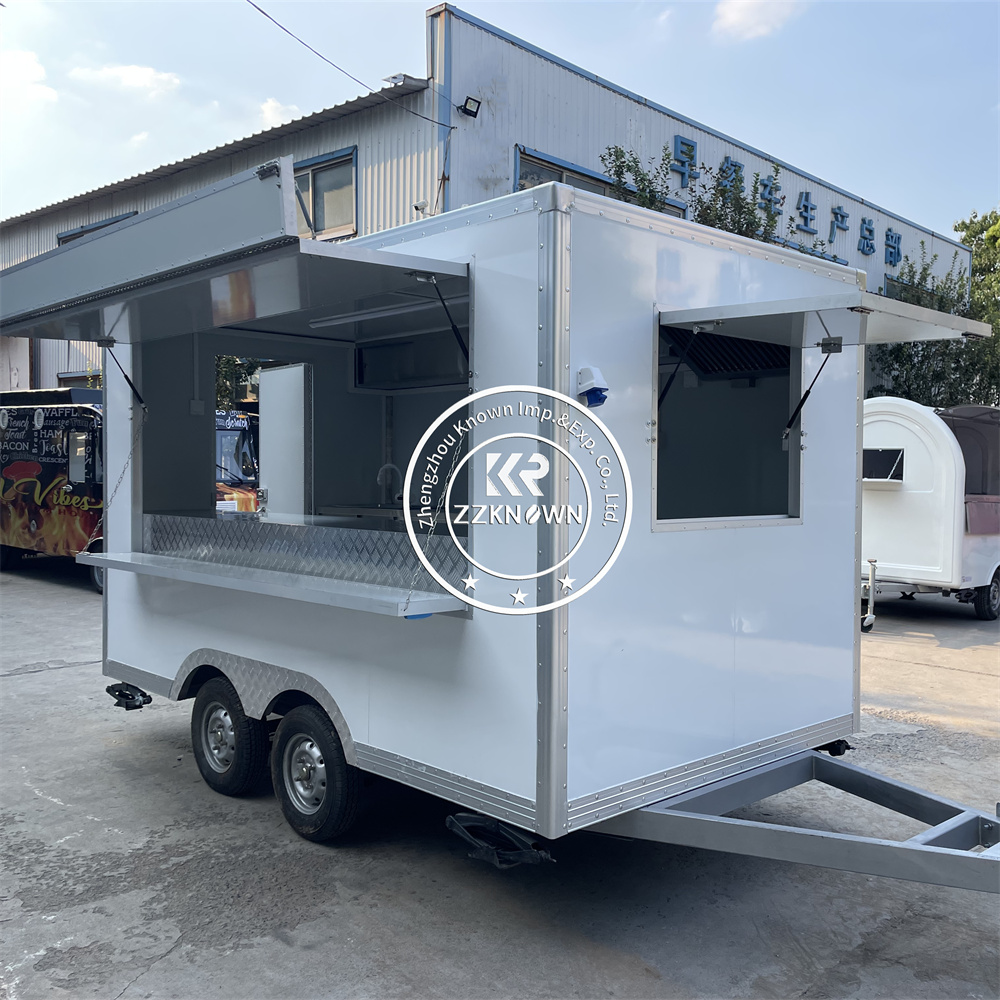 현대식 맞춤형 커피 아이스크림 푸드트럭 이동식 패스트푸 - Mobile Coffee Van Equipment 리뷰 및 가격