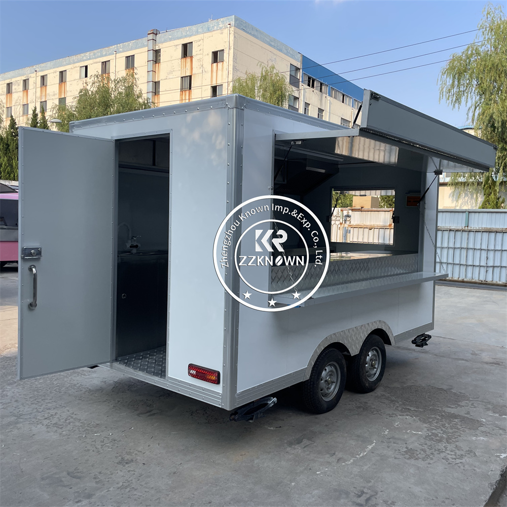 현대식 맞춤형 커피 아이스크림 푸드트럭 이동식 패스트푸 - Mobile Coffee Van Equipment 리뷰 및 가격