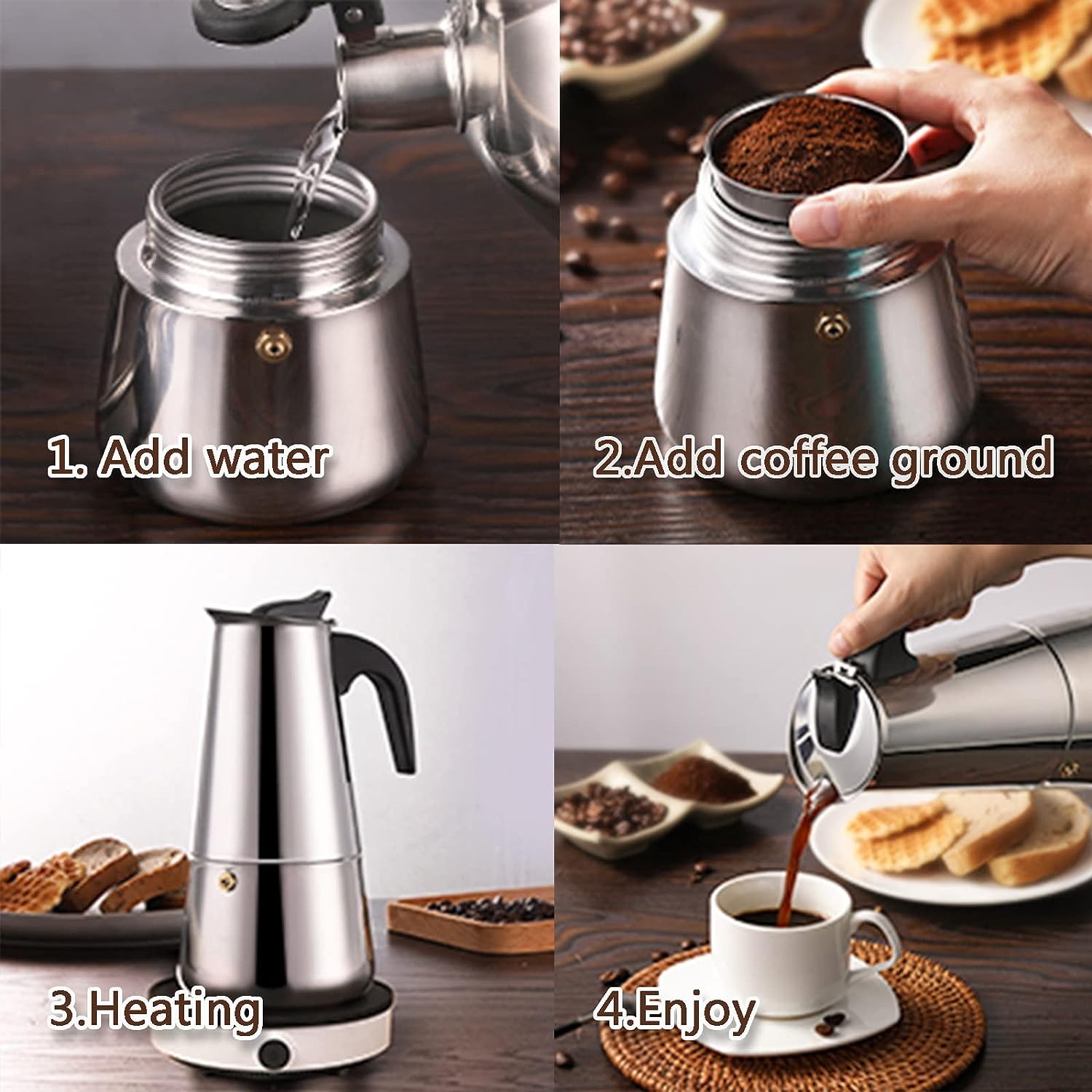 모카 포트 카페 머신, 에스프레소 컵 커피 메이커, 라 - Coffee Equipment Espresso 리뷰 및 가격