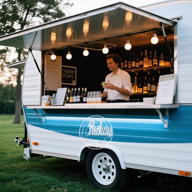 상업용 표준 식품 트레일러 카트, 완비된 주방을 갖춘  - Mobile Coffee Van Equipment 리뷰 및 가격