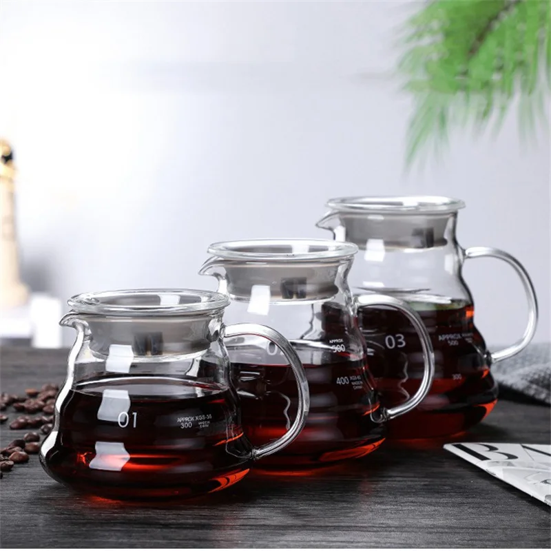 뚜껑이 있는 핸드 브루 커피 물병, 구름 모양 투명 유 - Coffee Equipment Espresso 리뷰 및 가격