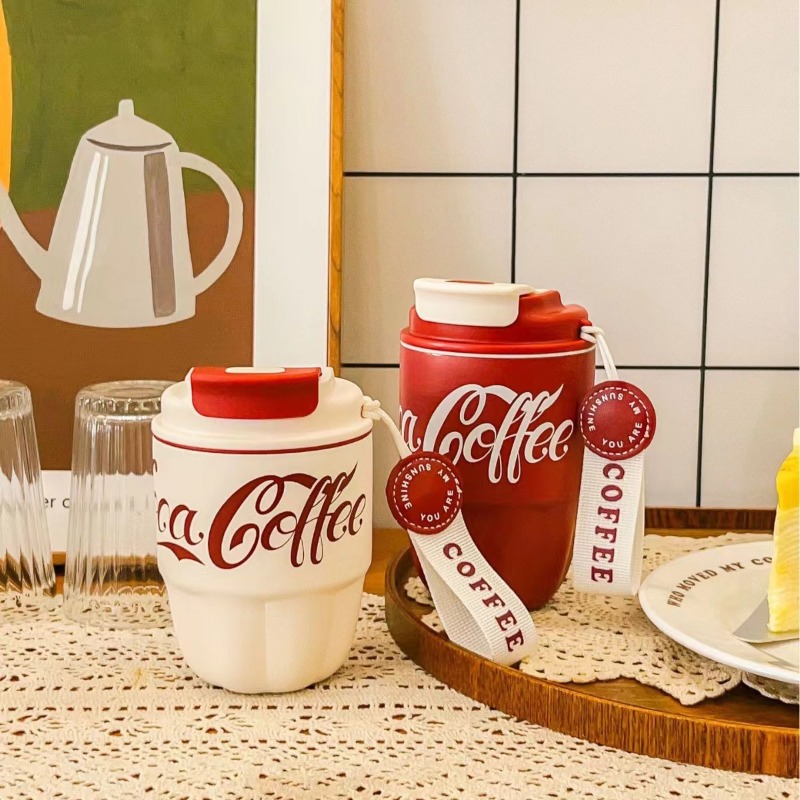 코카콜라 하이뷰티 남녀 학생 자동차 물컵 선물 커피컵  - Coffee Equipment Dropshipping 리뷰 및 가격