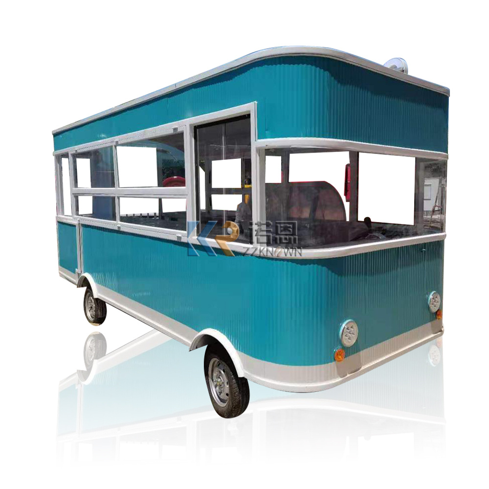 재고 이동식 푸드 트럭, 상업용 커피 아이스크림 트럭, - Mobile Coffee Van Equipment 리뷰 및 가격