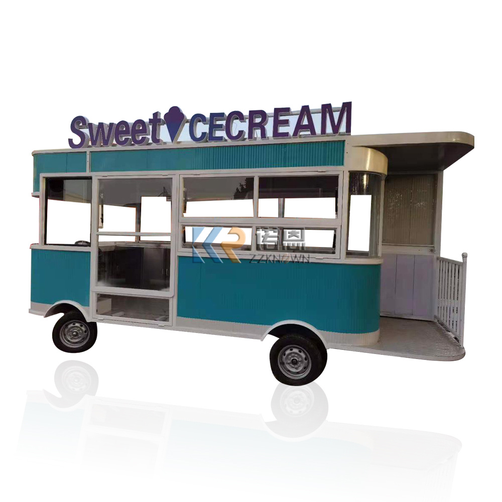 재고 이동식 푸드 트럭, 상업용 커피 아이스크림 트럭, - Mobile Coffee Van Equipment 리뷰 및 가격