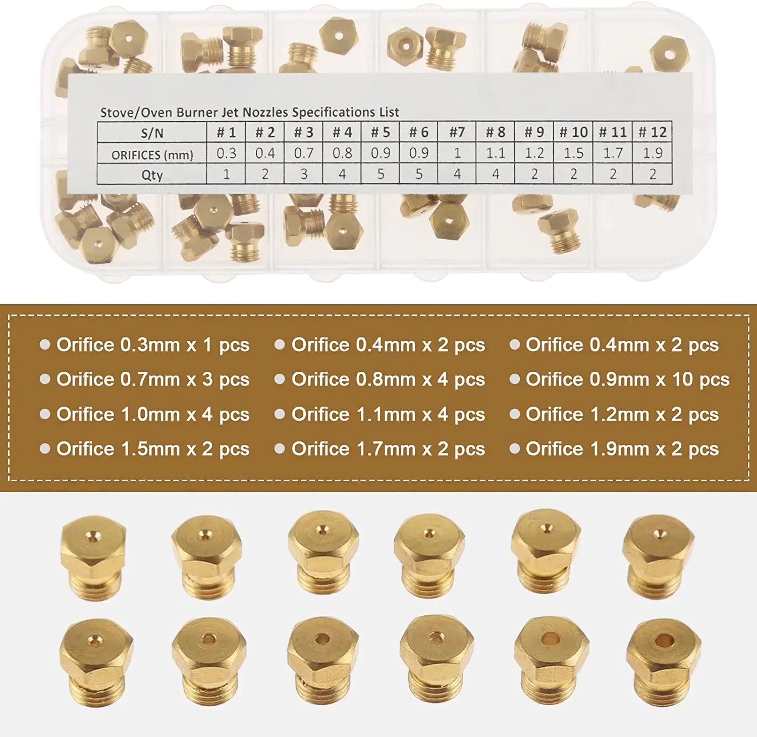 M6x0.75 mm 솔리드 황동 LP 가스 레인지 오리 - Steam Wand Tip 리뷰 및 가격